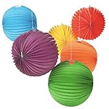 Paper Solid Color Balloon Lanterns (1 dz)