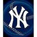 New York Yankees Light Weight Fleece MLB Blanket (Flashball Series) (50"x60")