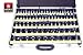 Neiko 80-Piece Premium-Grade 1/2" Tungsten Carbide Router Bit Set - 3 and 2 Blade - Aluminum Case