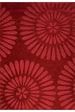 Greco Area Rug, 8x11, BURGUNDY