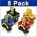 New Compatible Value Pack 2 pcs of LC41BK & 2 pcs each of LC41 Cyan, Magenta, Yellow