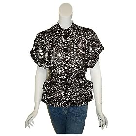 TRACY REESE Abstract Print Belted Top