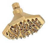 Danze D461289PBV 6-Inch Octagon Showerhead, Polished Brass PVD