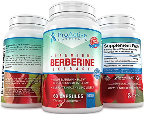 Berberine -1000mg for All Natural Heart & Cardiovascular Health and Healthy Blood Sugar Levels Berberine -1000mg for All Natural Heart & Cardiovascular Health and Healthy Blood Sugar Levels