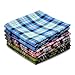 Handkerchiefs Mens 100% Cotton Soft 6 Piece Gift Set by Zenssia