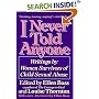 I Never Told Anyone: Writings by Women Survivors of Child Sexual Abuse