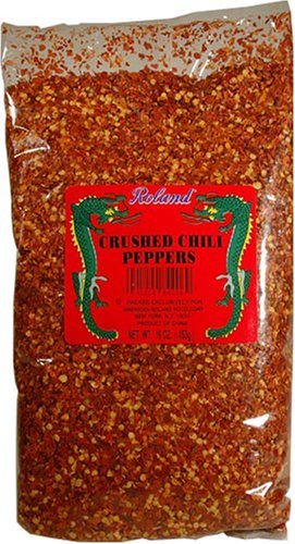 Roland Crushed Chili Pepper, 16-Ounce Bag (Pack of 4) by Chili Flakes