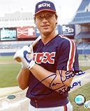 Ron Kittle Chicago White Sox - Bat Pose - Autographed 8x10 Photograph with 83 AL ROY Inscription