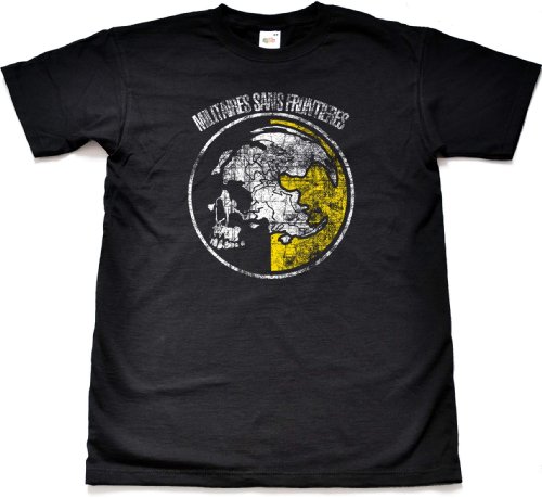 Militaires Sans Frontieres Distressed T Shirt