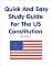 Quick And Easy Study Guide For The U.S. Constitution