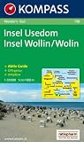 Insel Usedom, Insel Wolin: Wanderkarte mit Aktiv Guide und Radwegen. Mit Ortspl�nen. GPS-genau. 1:50.000