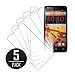 Empire Mpero Collection Screen Protector for ZTE Max N9520 - Clear (Pack of 5)