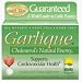 # Cardiovascular supportA healthy heart, a healthy life. # Garlic has been used for centuries to support a healthy cardiovascular system. # Garlic contains the chemicals alliin and allinase. These two chemicals combine to produce allicin the active ingredient in garlic which most scientists believe is responsible for providing this important support for cardiovascular health. # World leader in product potency:Allicin yield the amount of allicin that can be produced when the alliin and allinase in garlic combine is an important measure of garlics potency and effectiveness. Specially grown in rich fertile soils, the garlic used in GARLIQUE has the very highest allicin yield. It is processed with extreme care and attention, guaranteeing that the potency is preserved as it is ground into a fine ivory white powder. Independent laboratory testing proves that each GARLIQUE tablet yields at least 5000 mcg of allicin. # Odor-free:GARLIQUE tablets are enteric coated (absorbed in the small intestine, not in the stomach) odor-free, tasteless, easy to swallow and easy to digest. GARLIQUE has none of the unsocial qualities associated with fresh garlic cloves.