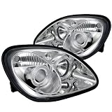 Spyder Auto Mercedes Benz SLK Chrome Halogen Projector Headlight