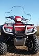 Universal ATV Quick Release Windshield With Headlight Cutout