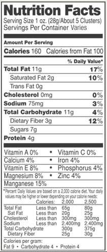 Truenorth Chocolate Nut Crunch, 5 Ounce -- 12 per case.