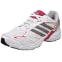 adidas Women's Uraha 2 Running Shoe,White/Black Silver/Magenta,5 M