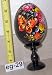 Wooden Russian Easter Egg * Hand made * Butterfly * Flowers * eg-29