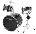 Performance Plus 3 Piece JR. Drum Set (Black)