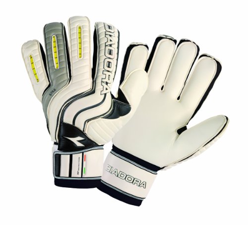 Diadora Stile Soccer Goal Keeper Gloves (White, 12)