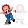 Raggedy Andy puppet - boy