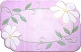 Pink Daisy Field Rug 39 x 58 Rug