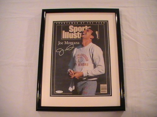 JOE MONTANA SIGNED AUTOGRAPHED MAGAZINE SAN FRANCISCO 49ERS COA W/ HOLOGRAM