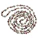 64" Multicolor Dyed Sumptuous Baroque 4-9mm Freshwater Cultured Pearl Strand Necklace