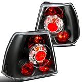 99-04 VOLKSWAGEN JETTA BORA MK4 BLACK EURO ALTEZZA TAIL LIGHTS by Spec-D Tuning