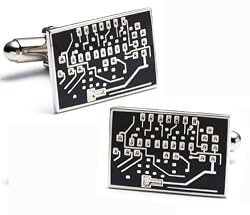 Microchip Micro Chip Computer Cufflinks Cuff Links
