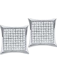 0.75CTW DIAMOND LADIES MICROPAVE EARRING