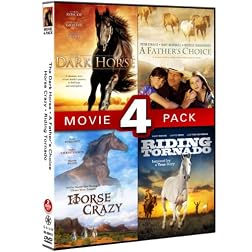 Horse Movie 4 Pack (Dark Horse, Father's Choice, Horse Crazy, Riding Tornado)