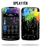 BLACKBERRY STORM Cell Phone Protective Skin Decal Sticker 9500 / 9530 - Splatter