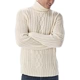 Merona Cable Turtleneck Sweater - Pearl