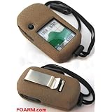 Garmin ETREX Case / ETREX Holster and carrying case alternative for Garmin ETREX GPS in 'Tactical Brown'. - FITS ONLY COLOR-SCREEN 'Legend C/CX/HCX/CX', 'Vista C/CX/HCX', 'Venture C/CX/HCX'. & Summit C/CX/HC/HCX'. EZ-Grip' Molded Protection, Includes 'Peel & Stick' Screen Protector. Accessories MADE IN THE USA by FOARM, Inc. for Garmin handhelds