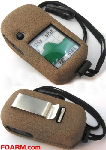 Garmin ETREX Case ETREX Holster and carrying case alternative for Garmin ETREX GPS in 'Tactical Brown'. - FITS ONLY COLOR-SCREEN 'Legend C CX HCX CX' - 'Vista C CX HCX' - 'Venture C CX HCX'. & Summit C CX HC HCX'. EZ-Grip' Molded Protection - Includes 