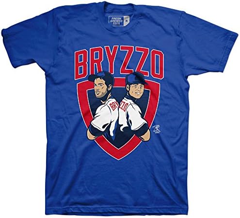 MLB Chicago Cubs Kris Bryant &amp; Anthony Rizzo "Bryzzo" T-Shirt, XX-Large, Royal