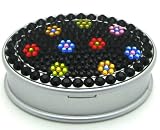 Swarovski Crystallized Flower Jet Organizer with 2 Compartments