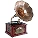 Pyle-Home PTCDS3UIP Classical Trumpet Horn Turntable with AM/FM Radio CD/Cassette/USB & Direct to USB Recording