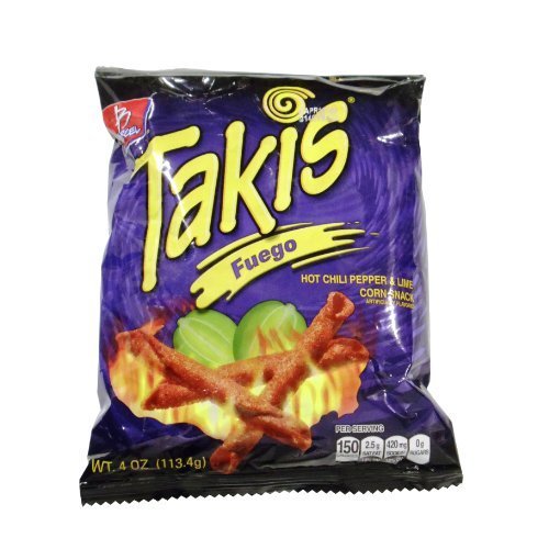 Barcel Chips Takis Fuego 4 Oz Bag by N/A