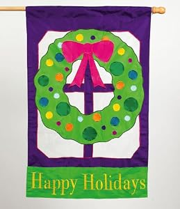 Regular Sized Flag Polka Dot Wreath