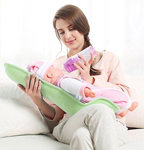 Elf Star Deluxe Breathable Nursing Pillow and Baby Holder Positioner, 0-6 months, Green