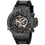 Invicta Men's 6043 Subaqua Collection Noma III Chronograph Black Ion-Plated and Rubber Watch