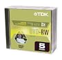 TDK Systems DVD-RW 4.7GB 2X 5PK ( DVD-RW47SAXS5 )