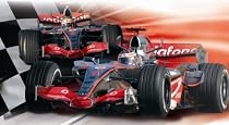 Scalextric C1214 Vodafone McLaren Mercedes 1:32 Scale Digital Race Set