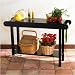 Bakers Cart Sofa Table - Black Bakers Cart Sofa Table - Black