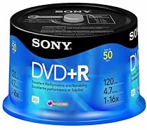 Sony DPR-47/50 Write-once DVD+R Disc - Spindle