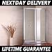 900mm Chrome Bifold Shower Door Cubicle Enclosure Screen Glass ND (NS2-90)