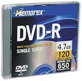 Memorex 4.7GB DVD-R Media