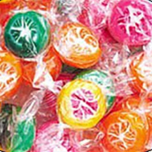 Sour Citrus Slices Cut Rock Hard Candy 1LB Bag